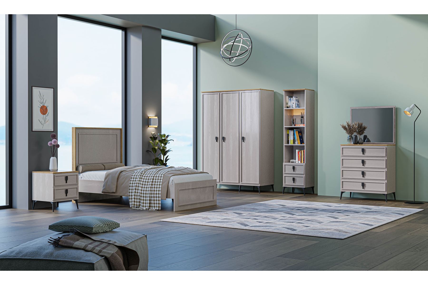 Aqua 90x190 Karyola