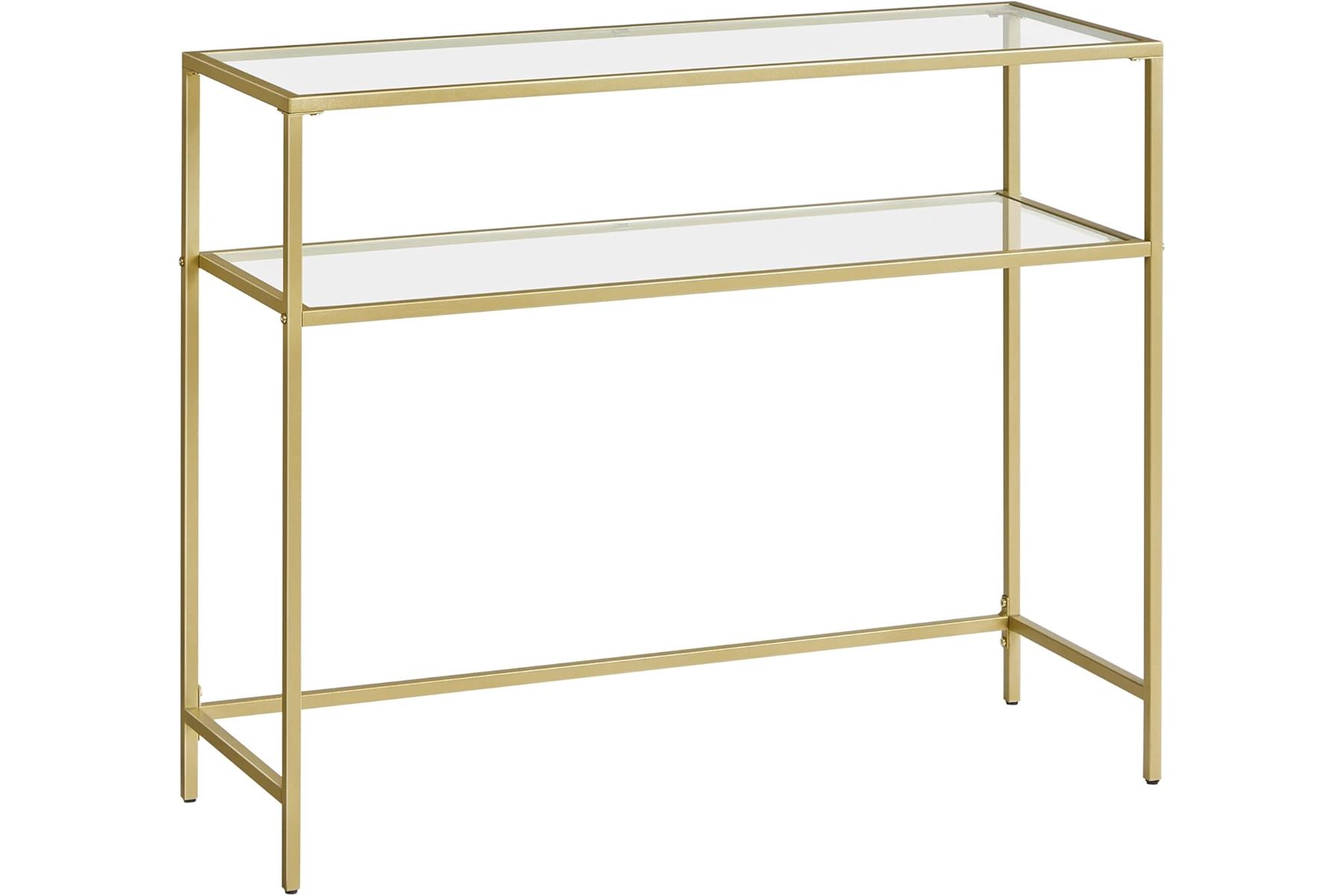 Huxley Gold Metal Camlı Dresuar 90×30×90