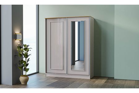 Aqua Sürgülü Elbise Dolabı