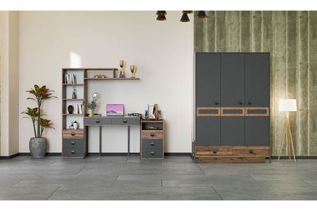 Lyon 4 Kapılı Elbise Dolabı