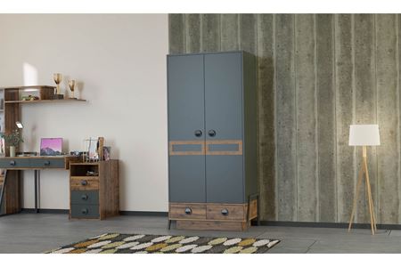 Lyon 2 Kapılı Elbise Dolabı