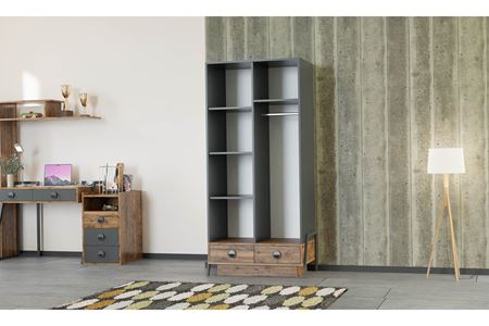 Lyon 2 Kapılı Elbise Dolabı