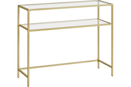 Huxley Gold Metal Camlı Dresuar 90×30×90