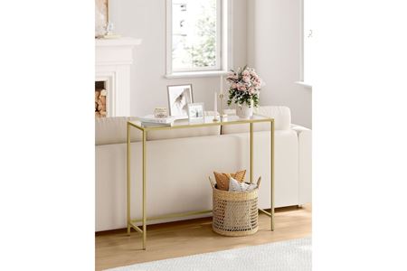Greenwich Gold Metal Tek Camlı Dresuar 90×30×90