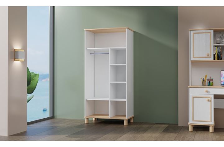 Porto 2 Kapılı Dolap – Kompakt Modern Gardırop