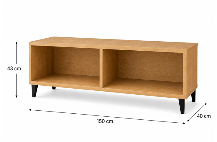 Ebru Serisi Meşe TV Ünitesi 150cm