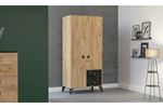 Berlin 2 Kapılı Elbise Dolabı